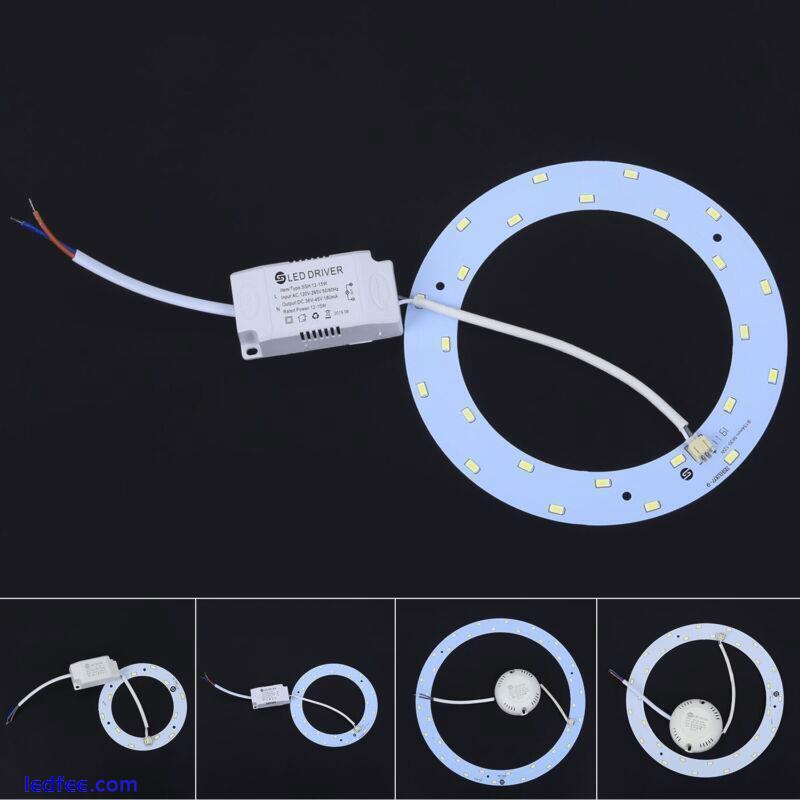 LED Panel Ceiling Light - 18W Circle Shape 5730 Lamp Board-Plate Fixtures 1 