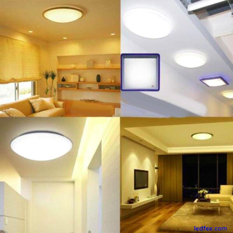 LED Panel Ceiling Light - 18W Circle Shape 5730 Lamp Board-Plate Fixtures 5 