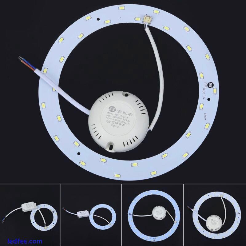 LED Panel Ceiling Light - 18W Circle Shape 5730 Lamp Board-Plate Fixtures 2 