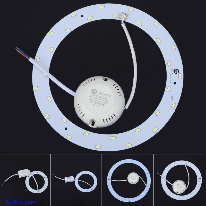 5730 LED Panel Ceiling Light Board - Circle Shape 12/15/18W Fixtures Lamp 2 