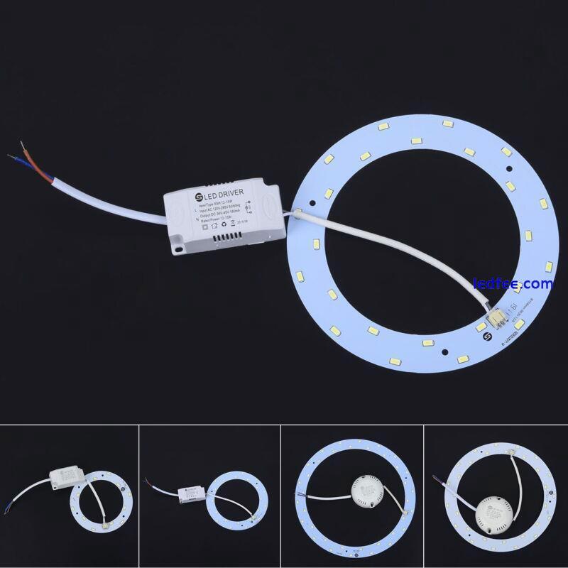 5730 LED Panel Ceiling Light Board - Circle Shape 12/15/18W Fixtures Lamp 5 