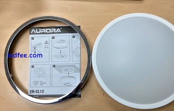 LED Round IP44 Chrome Bulkhead Ceiling Mount Bathroom Outdoor Lamp 0 