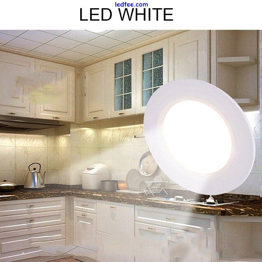 6PCS DC12V 3W Super Thin LED Downlight Ceiling Light Spotlight Panel Lamp 5 