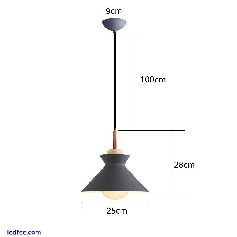 Kitchen Pendant Light Bar Lamp Room Grey Ceiling Lights Wood Pendant Lighting 0 