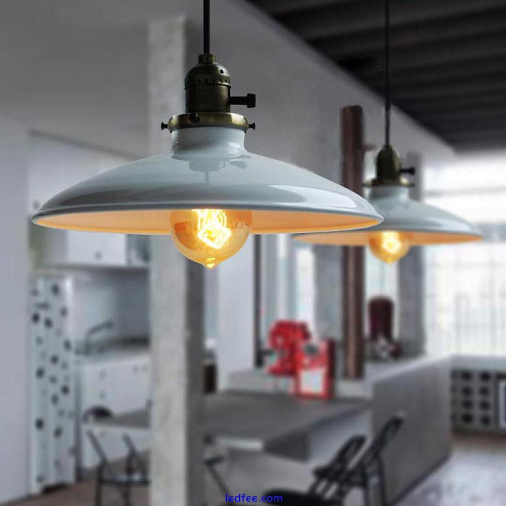 White Pendant Lighting Bar Modern Ceiling Lights Kitchen LED Lamp Bedroom Lights 2 