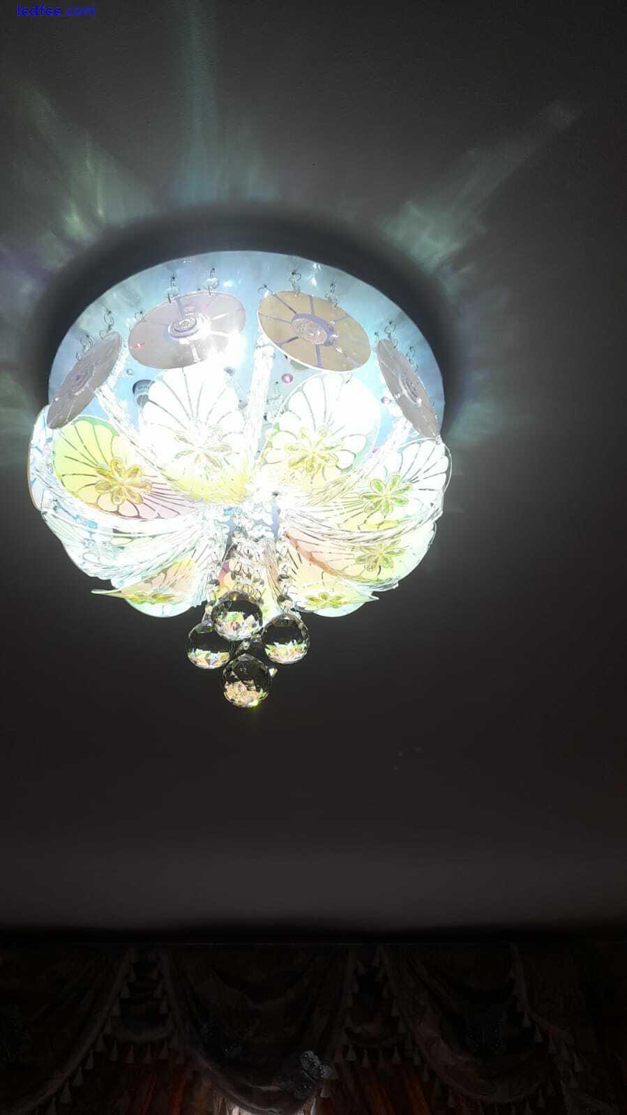  led crystal ceiling chandelier with MP3 and RGB ,remote control, and Bluetooth 2 