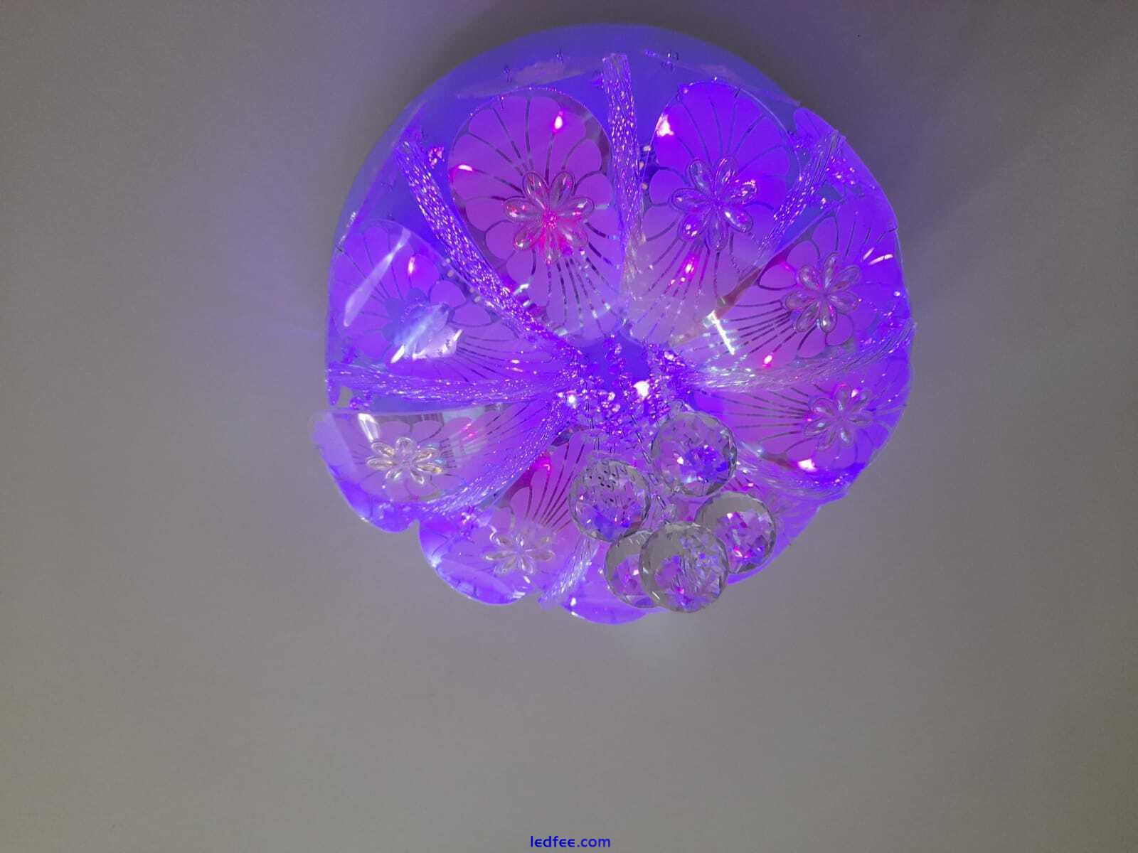  led crystal ceiling chandelier with MP3 and RGB ,remote control, and Bluetooth 4 