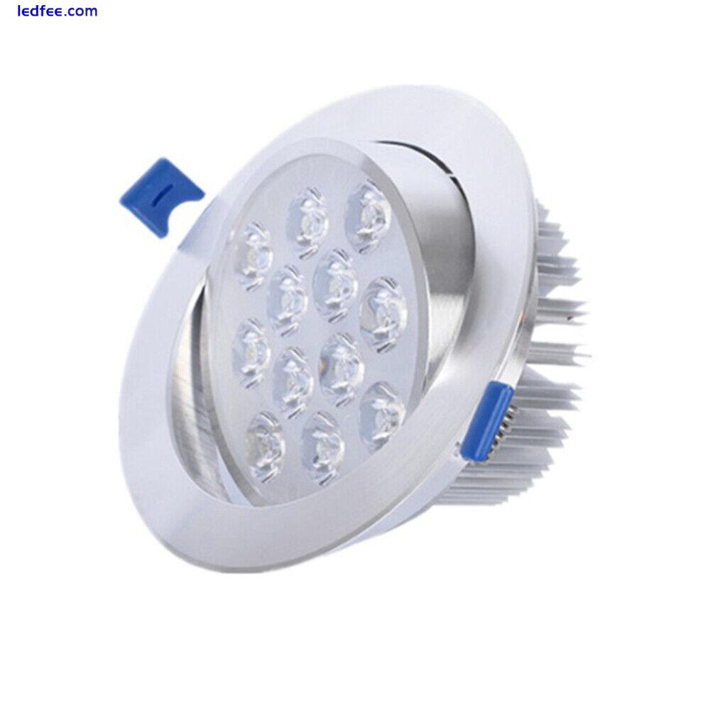 3W 7W 12W LED Recessed Downlight Ceiling Lamp Spotlight Warm Natural Cool White 0 
