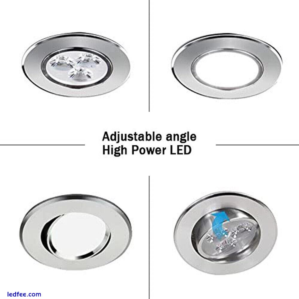 3W 7W 12W LED Recessed Downlight Ceiling Lamp Spotlight Warm Natural Cool White 5 