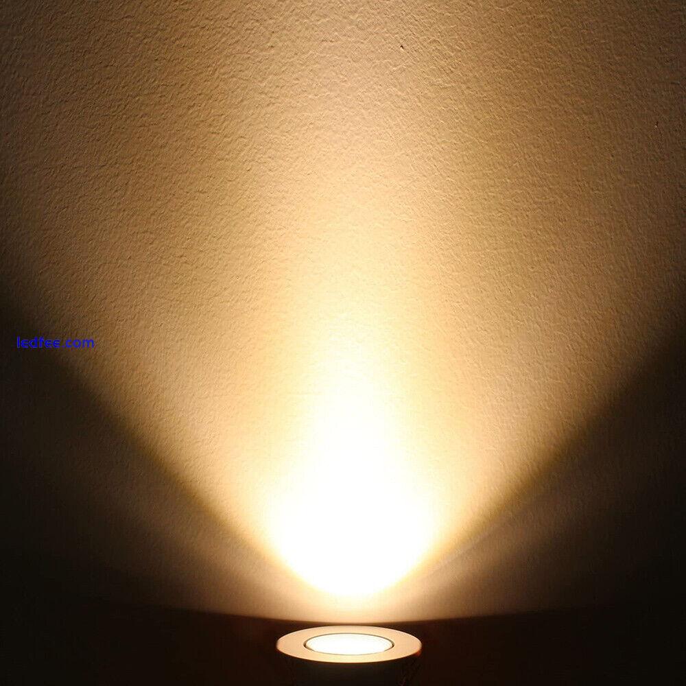 3W 7W 12W Recessed LED Ceiling Downlight Round Recessed Spotlight Wall Lighting 3 
