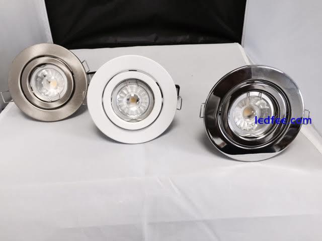 10 X Mains Directional Spotlight Downlight Ceiling GU10 Ceiling Spot LED HALOGEN 3 