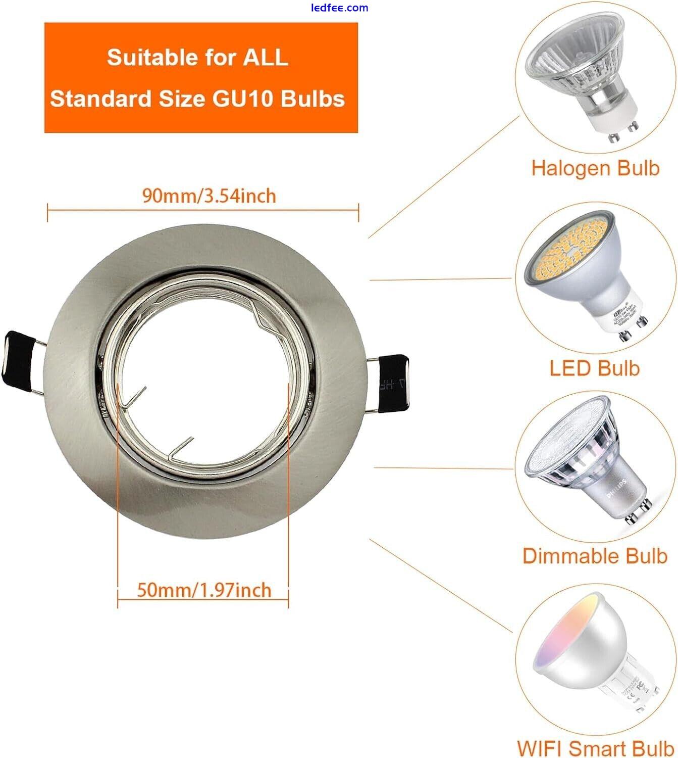 Recessed Spotlights Dimmable GU10 LED Downlights for Ceilings 5 