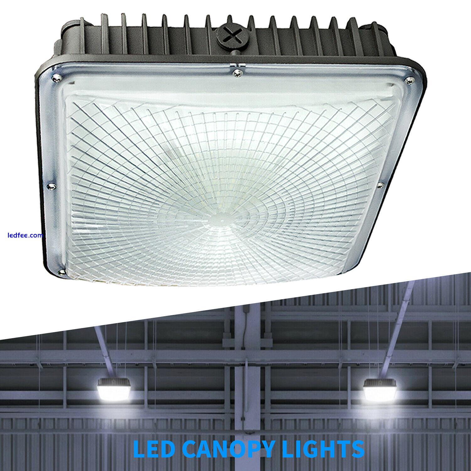 LED Canopy Light 45W 70W Gas Station Carport Ceiling Lights 5000K White 2 