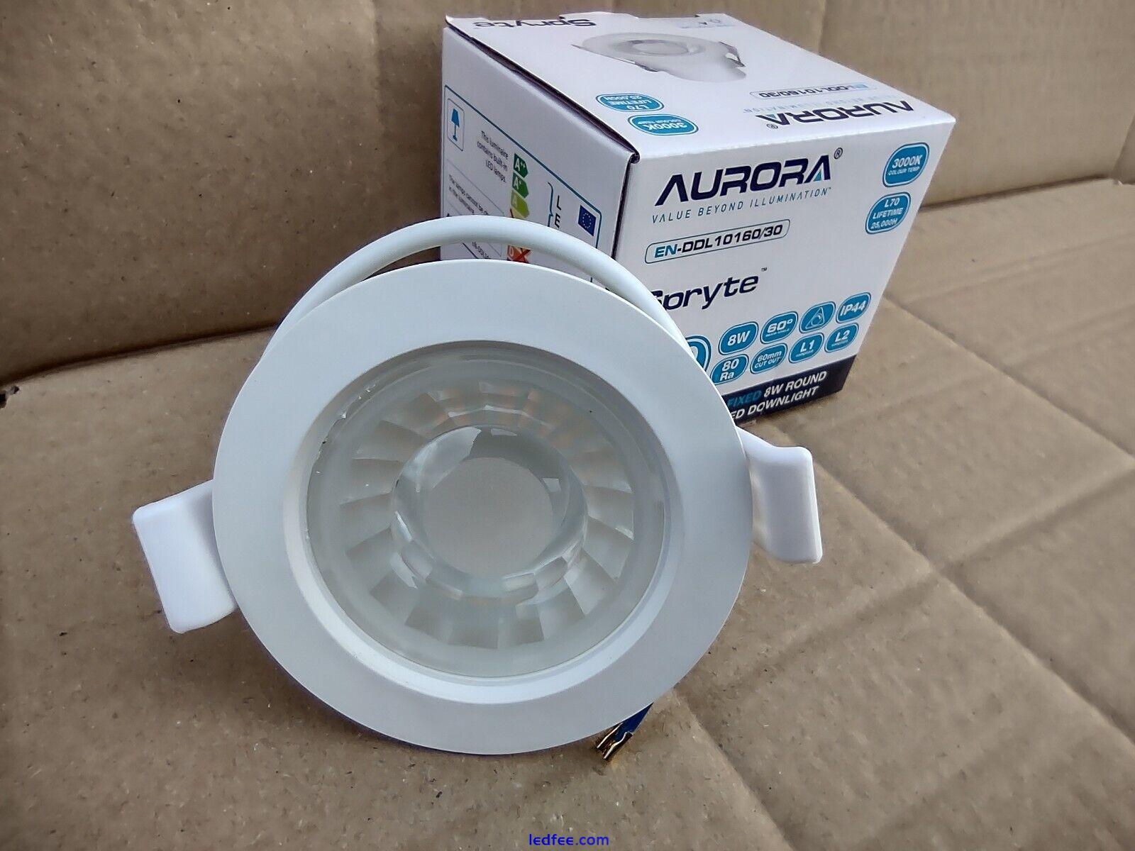 7x Pack Downlight LED 8W Dimmable Warm White Aurora Enlite Spryte 240v Ceiling 0 