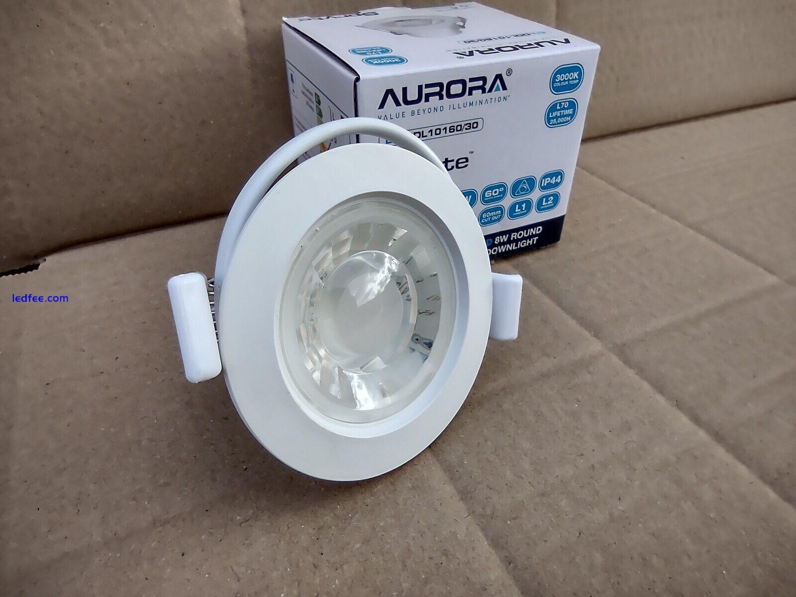 7x Pack Downlight LED 8W Dimmable Warm White Aurora Enlite Spryte 240v Ceiling 2 