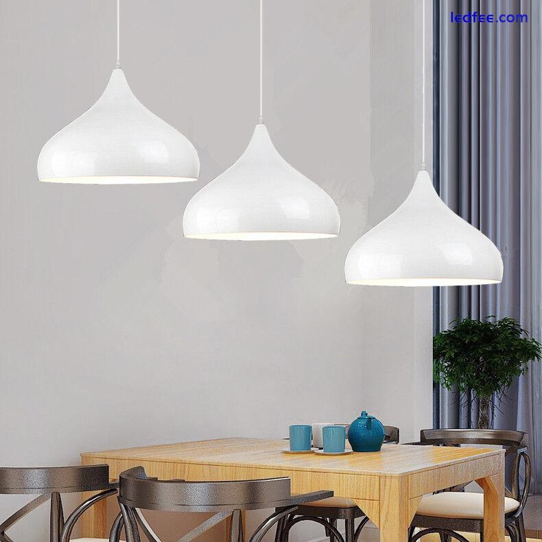 Kitchen Pendant Lighting Modern Ceiling Lights Bedroom Lamp White Pendant Light 4 