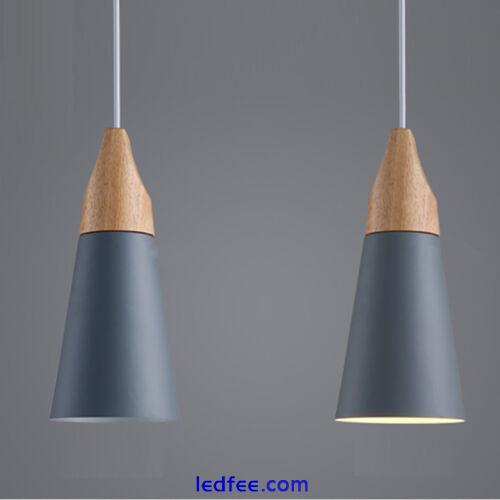Modern Pendant Light Bedroom Grey Ceiling Lights Kitchen Lighting Home Bar Lamp 4 
