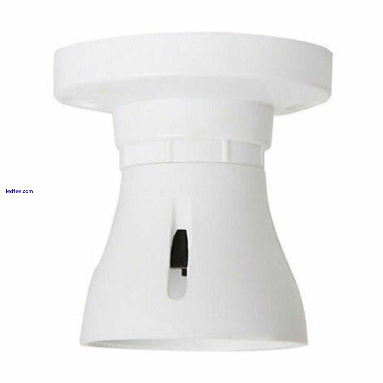 BC Light Bulb Socket Lamp Fitting Batten White Ceiling Lamp holder B22 2 