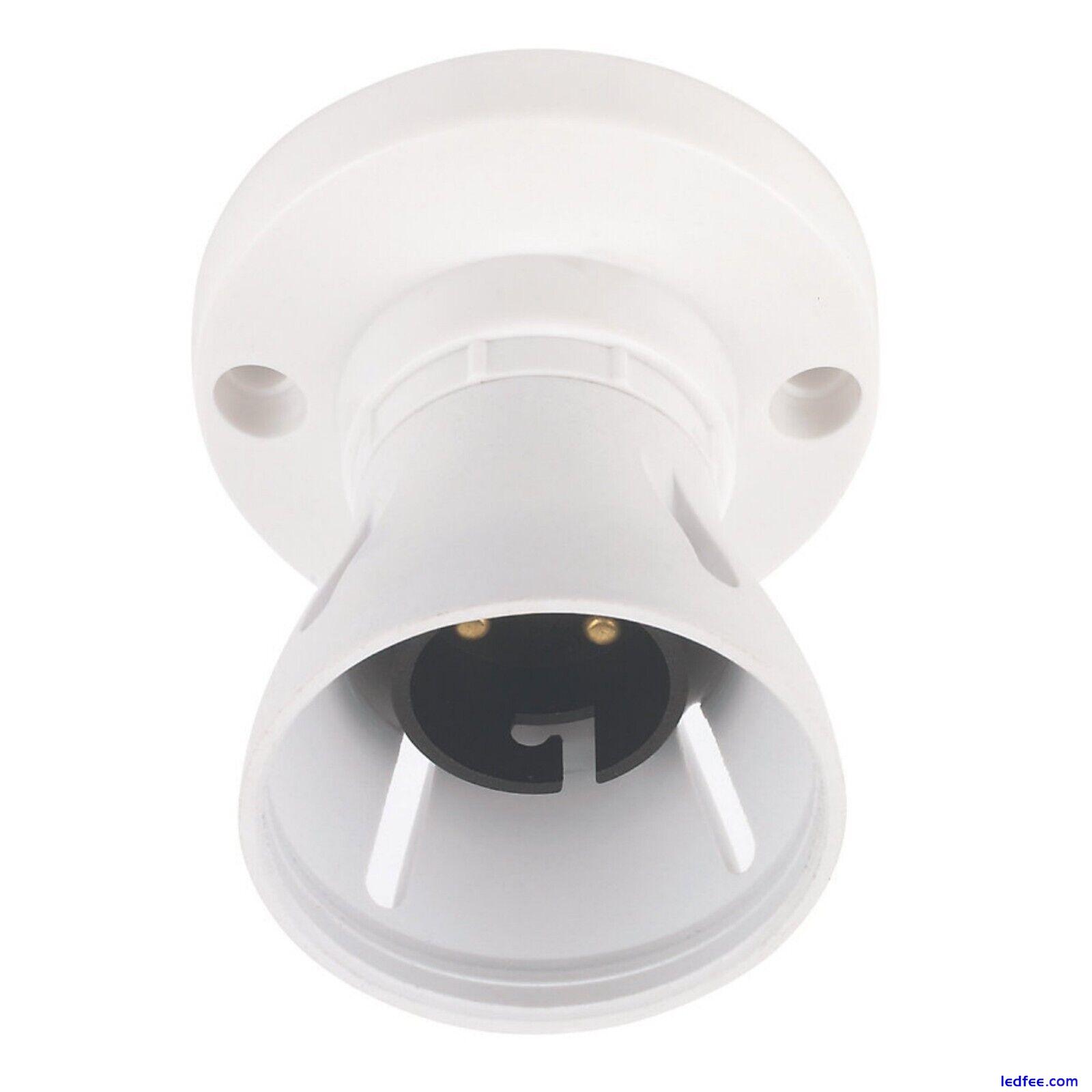 BC Light Bulb Socket Lamp Fitting Batten White Ceiling Lamp holder B22 0 