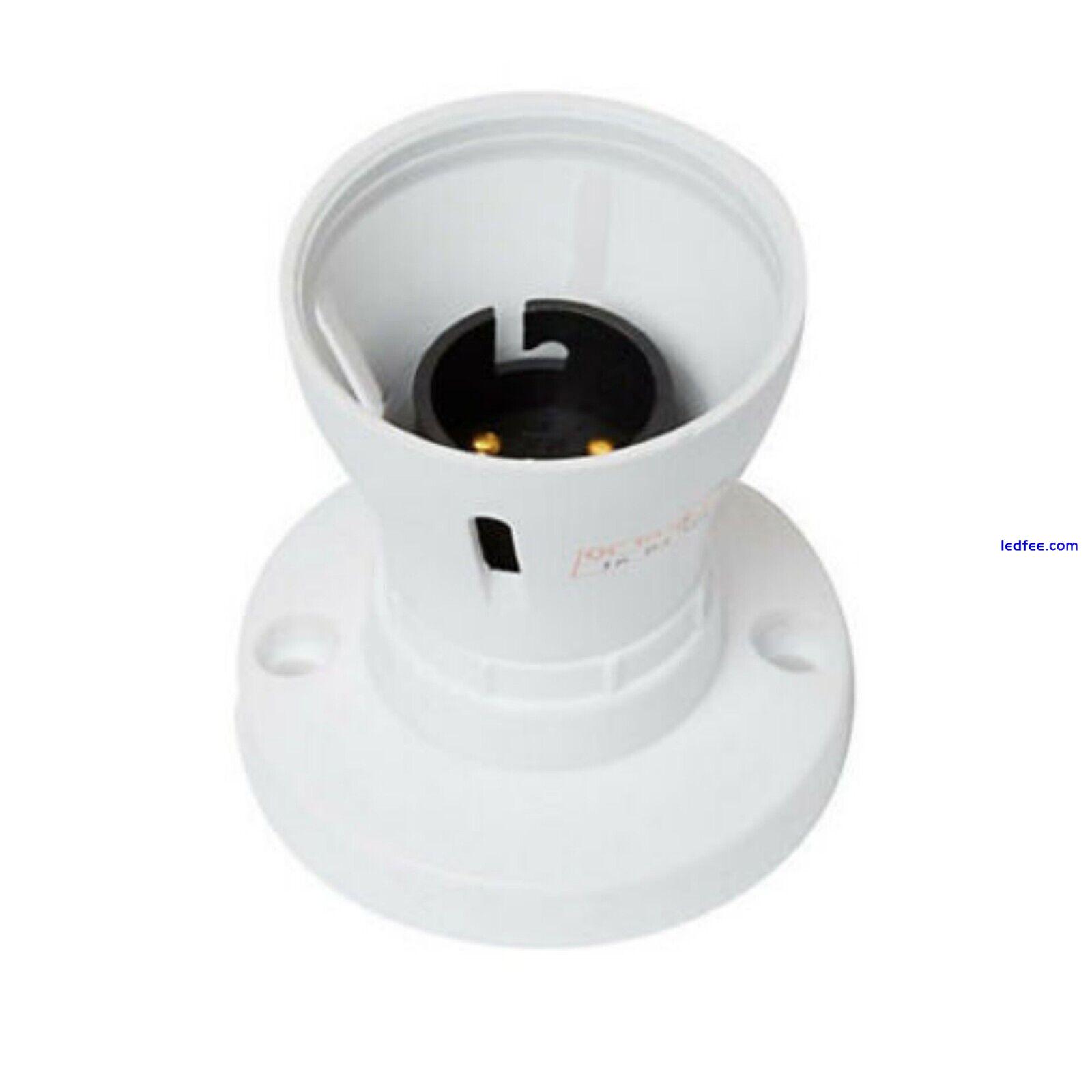 BC Light Bulb Socket Lamp Fitting Batten White Ceiling Lamp holder B22 1 