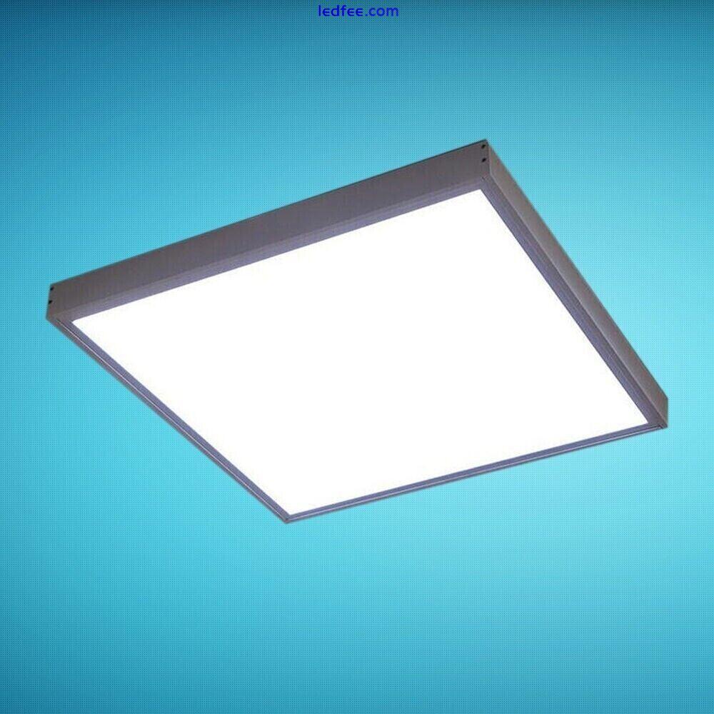 Ceiling Light Panel Surface Mount Frame Kit 600x600mm For Flat LED Lamp White UK 4 