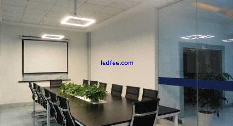 Bright 48W LED Panel Frame Border Edge Light Cool White 600 x 600mm Ceiling Lamp 5 