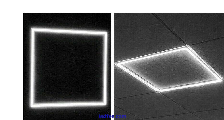 Bright 48W LED Panel Frame Border Edge Light Cool White 600 x 600mm Ceiling Lamp 2 