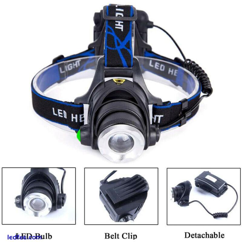 800 Yards LED Headlamp Red Light Head Torch Night Vision Lamp Hunting Hog Coyote 3 
