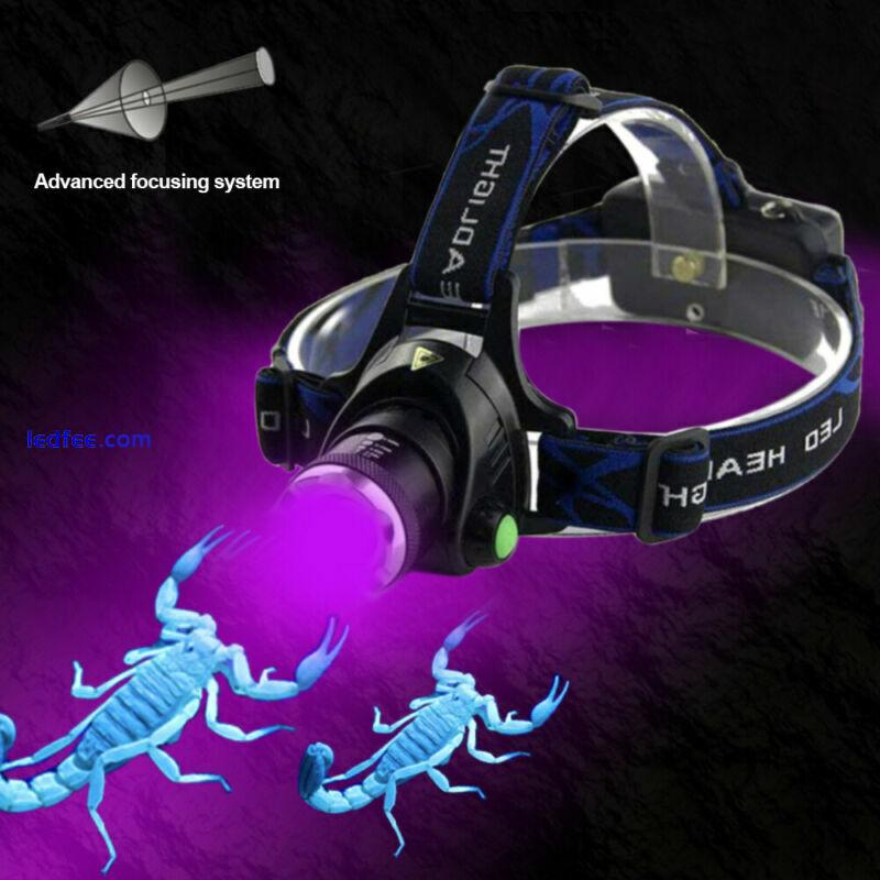 Red/Green/UV LED Hunting Headlamp Head Light Torch Night Coyote Hog Night Vision 3 