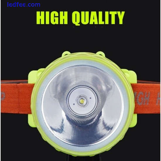 65000LM Diving Headlamp Underwater Headlight LED Head Torch Built-in Battery 0 