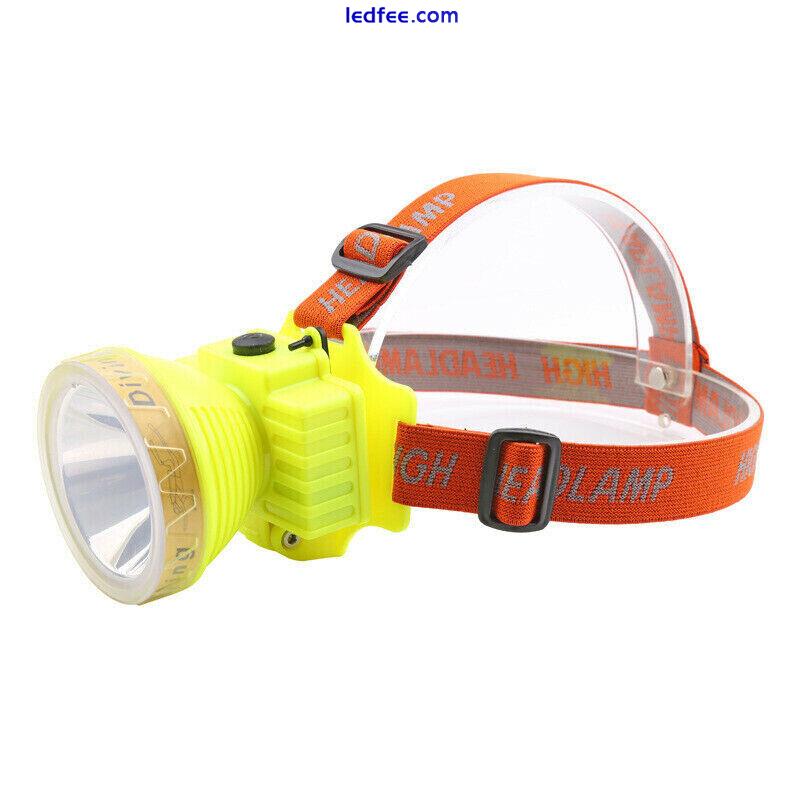 65000LM Diving Headlamp Underwater Headlight LED Head Torch Built-in Battery 4 