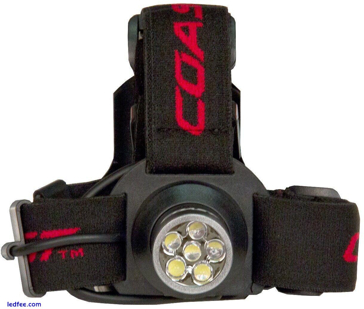 Coast Single Mode LED Head Torch Dual colour Single mode Water Resistant HL4 1 