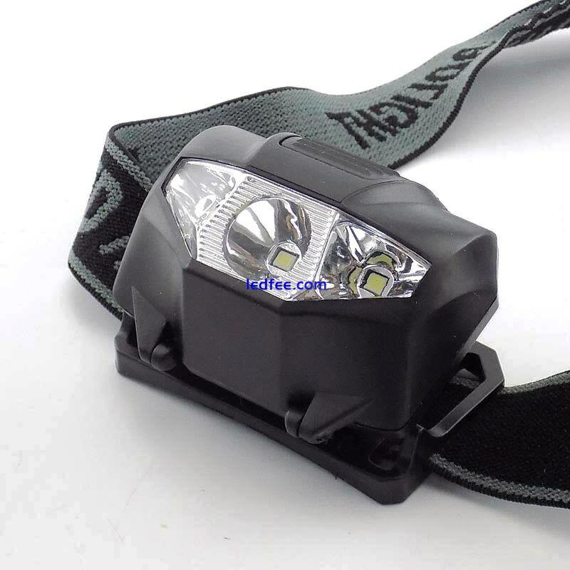 High power led Headlamp camping small head light torch lamp lantern AAA battery 1 