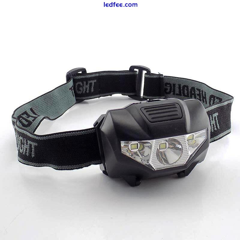 High power led Headlamp camping small head light torch lamp lantern AAA battery 0 