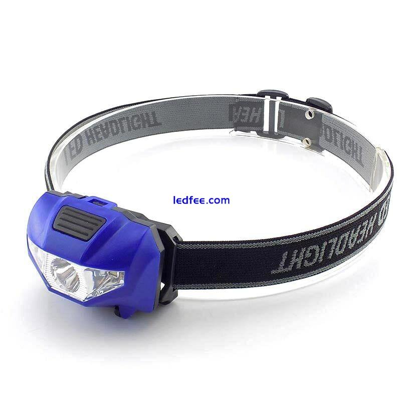 High power led Headlamp camping small head light torch lamp lantern AAA battery 2 