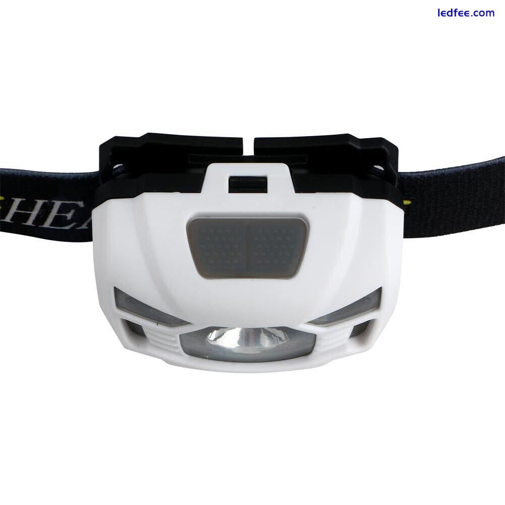 3000Lumen LED IR Sensor Headlamp USB Rechargeable Camping Headlight Head Torch 5 