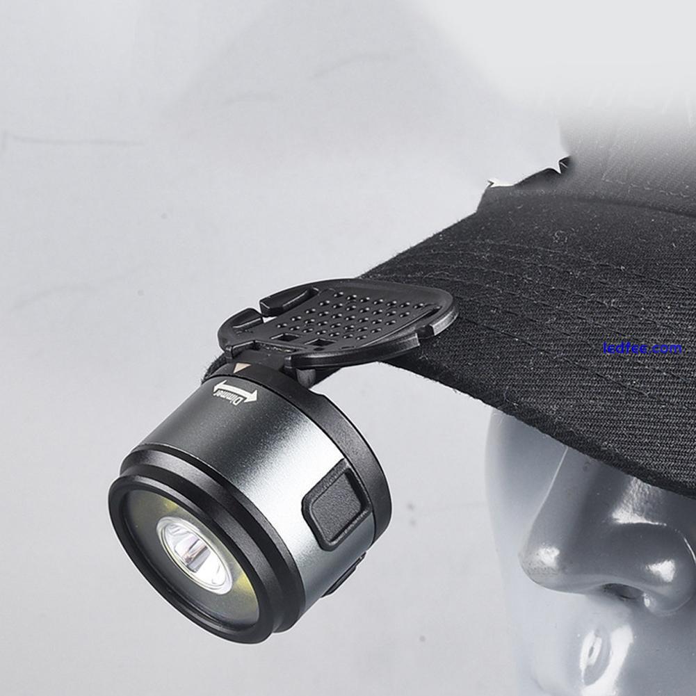 Super Bright Waterproof LED Head Torch Headlight USB Rechargeable Headlamp。 5 