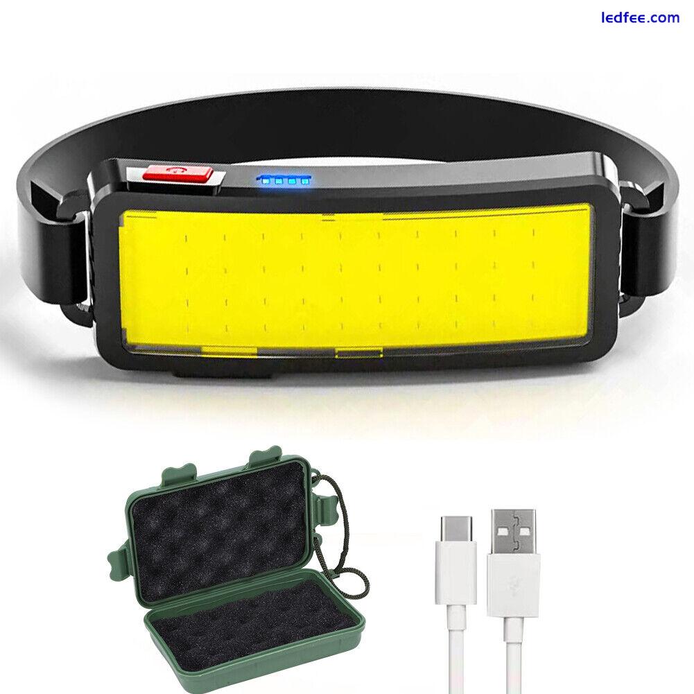 LED Head-mounted Light Portable COB Work Light for Outdoor Camping Adventure 5 