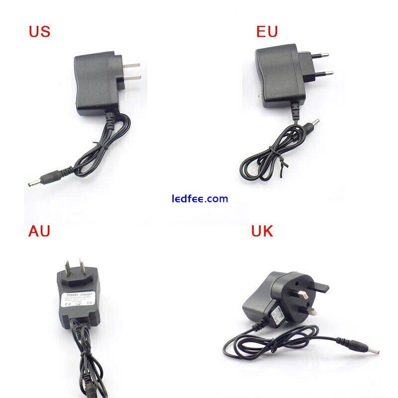 AC DC 4.2V 500MA 18650 battery Wall travel charger plug for LED headlamp torch 3 