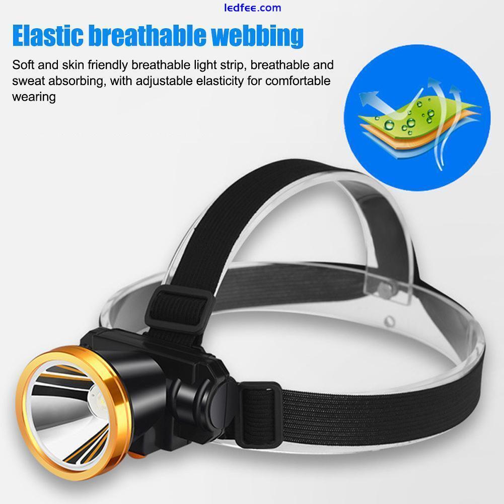LED Head Torch Headlamp Work Light Headlight Rechargeable Camping Outdoor M5X3 1 
