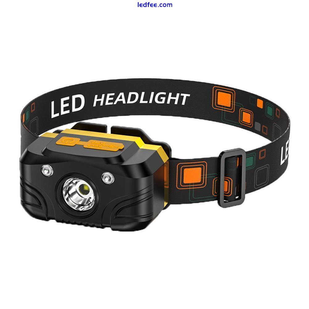Super Bright USB Rechargeable LED Head Torch Headlight Headlamp Waterproof Y7U4 5 