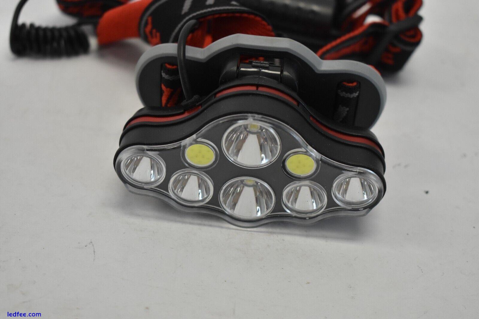 Kwydl Eye Rechargeable Headlamp Headlight Headband Red/Black For Camping Fishing 0 