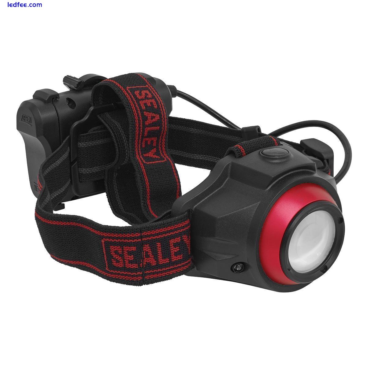 Sealey HT111R Rechargeable Head Torch 5W COB LED Auto Sensor 1 