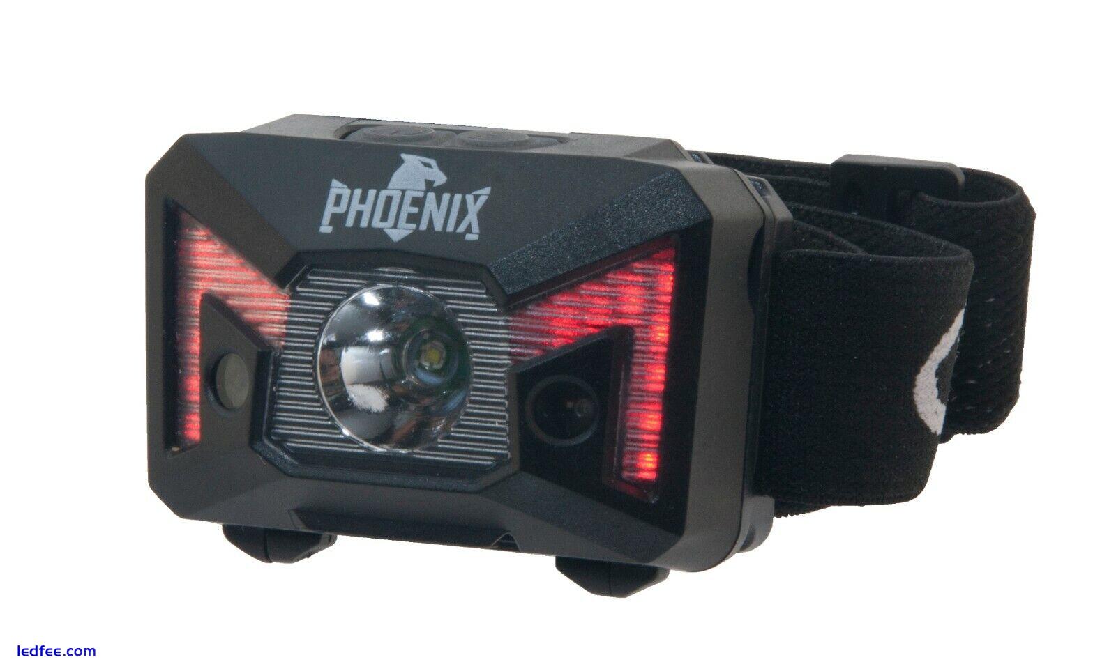 Phoenix Rechargeable Motion Activated LED Headlamp 0 
