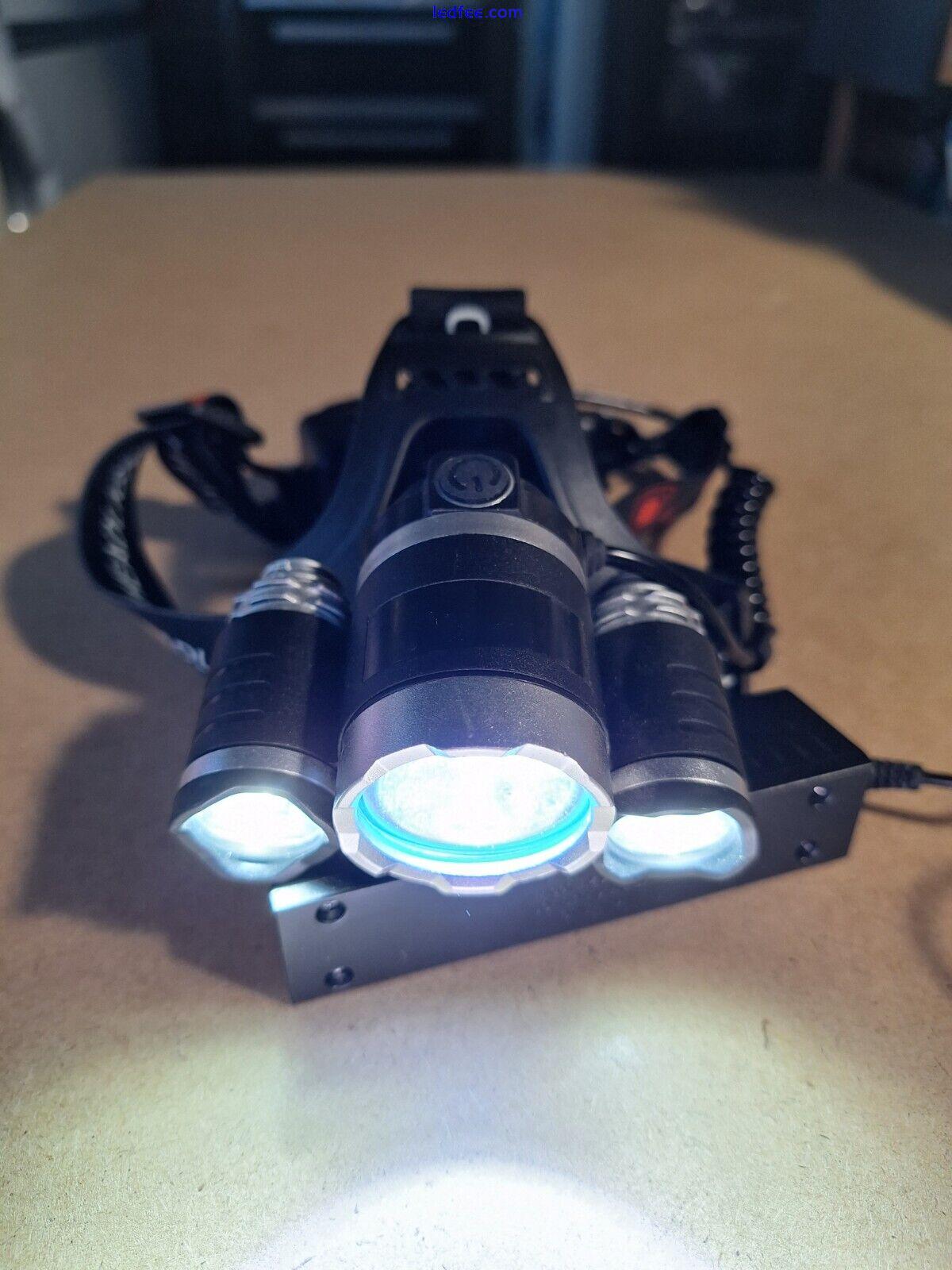 LED Headlight Headlamp with Rechargeable Batteries 5 