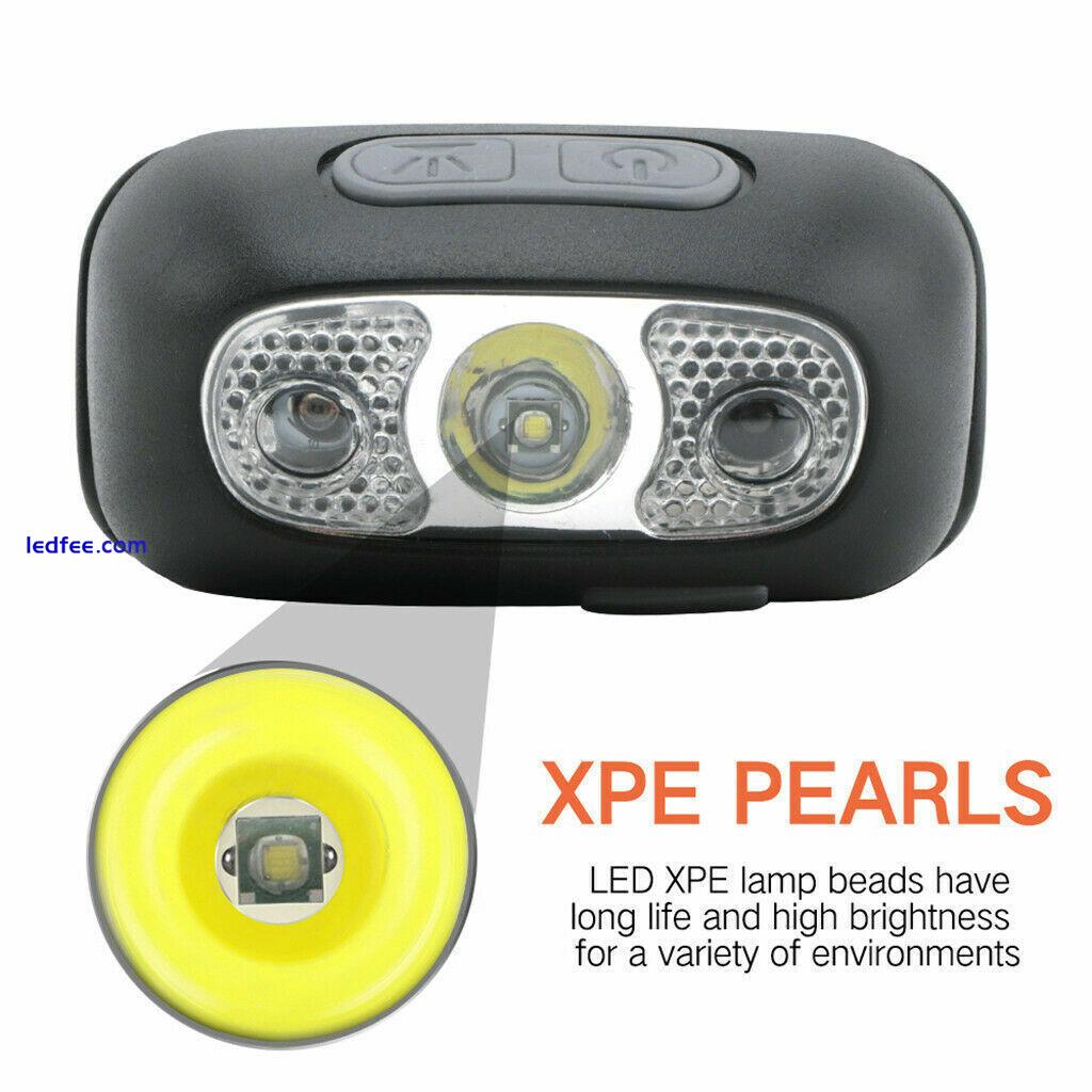 USB Rechargeable LED Headlamp Headlight Flashlight Head Lamp Torch Waterproof 4 