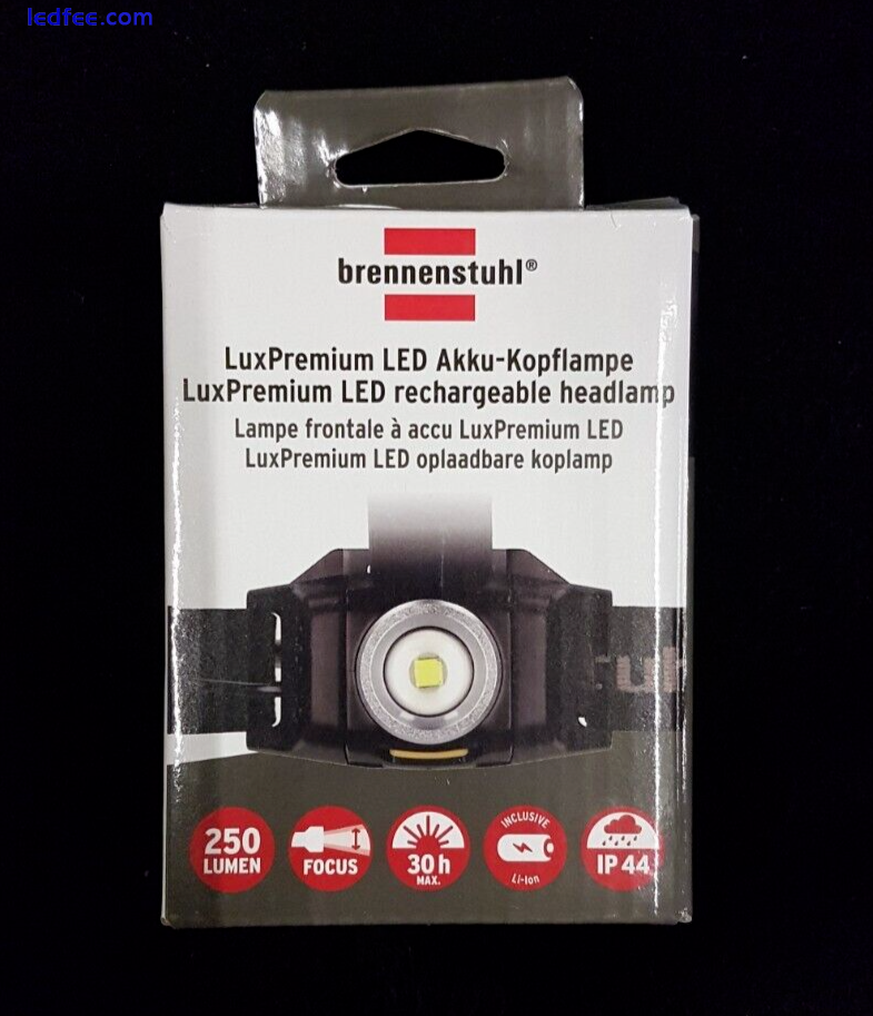 Brennenstuhl LuxPremium Rechargeable LED Headlight Torch 4 