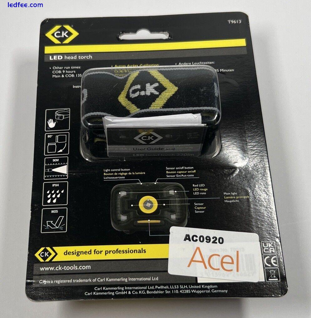 CK 220 Lumens LED Head Torch Headlight Lamp, Camping, Fishing, T9613 0 