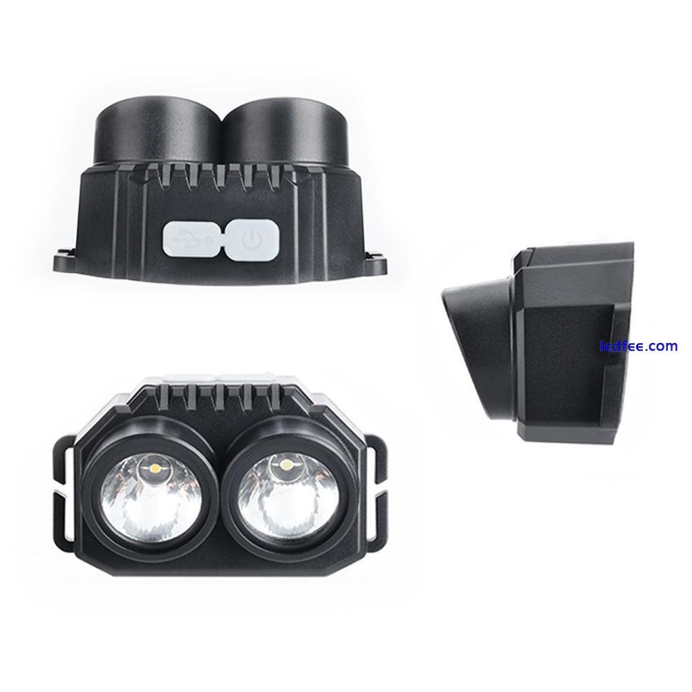 LED Headlamp, Rechargeable USB Headlight LED Powerful Waterproof Torch бщ 5 