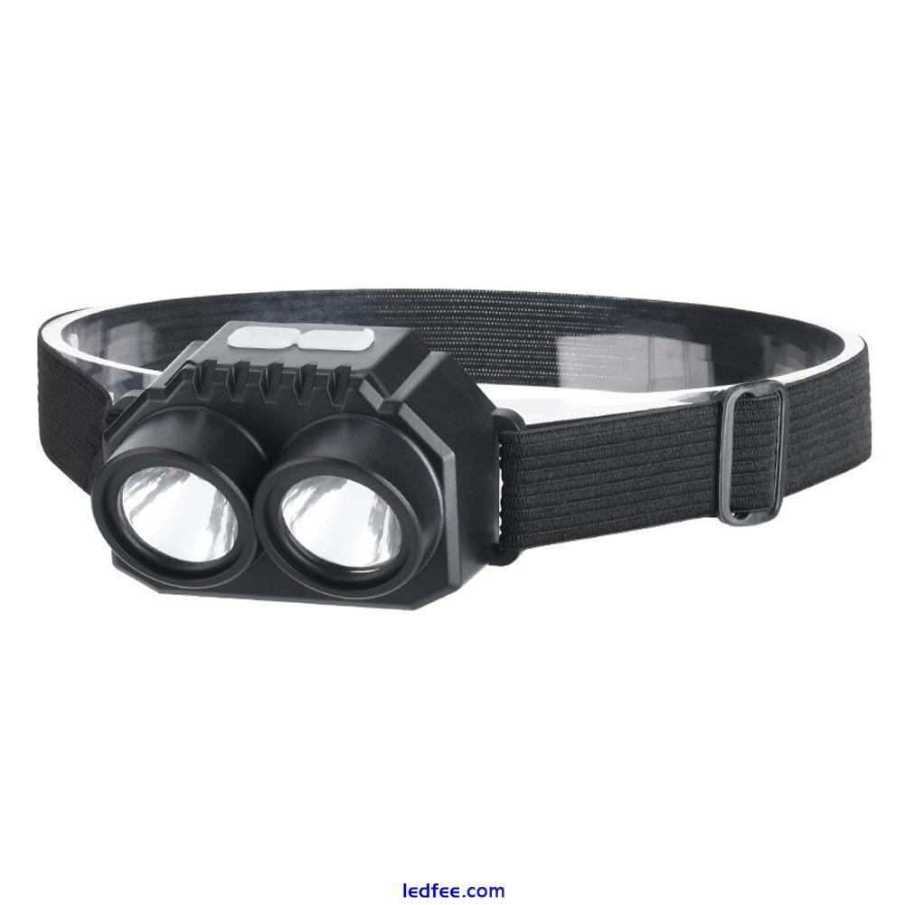 LED Headlamp, Rechargeable USB Headlight LED Powerful Waterproof Torch бщ 4 